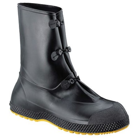 Honeywell 11001-BLM-MED SF Mid Overboots, Size Medium, 12in H, PVC, Black 11001-BLM-MED-HONEYWELL